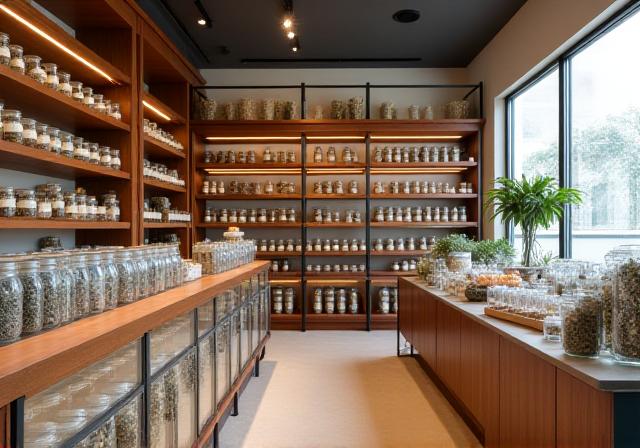 Internal view of Herbarium Hub showroom in Melbourne